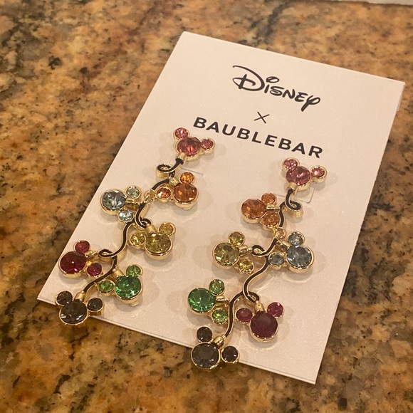 Disney x Baublebar Christmas Mickey Earrings - Picture 3 of 4